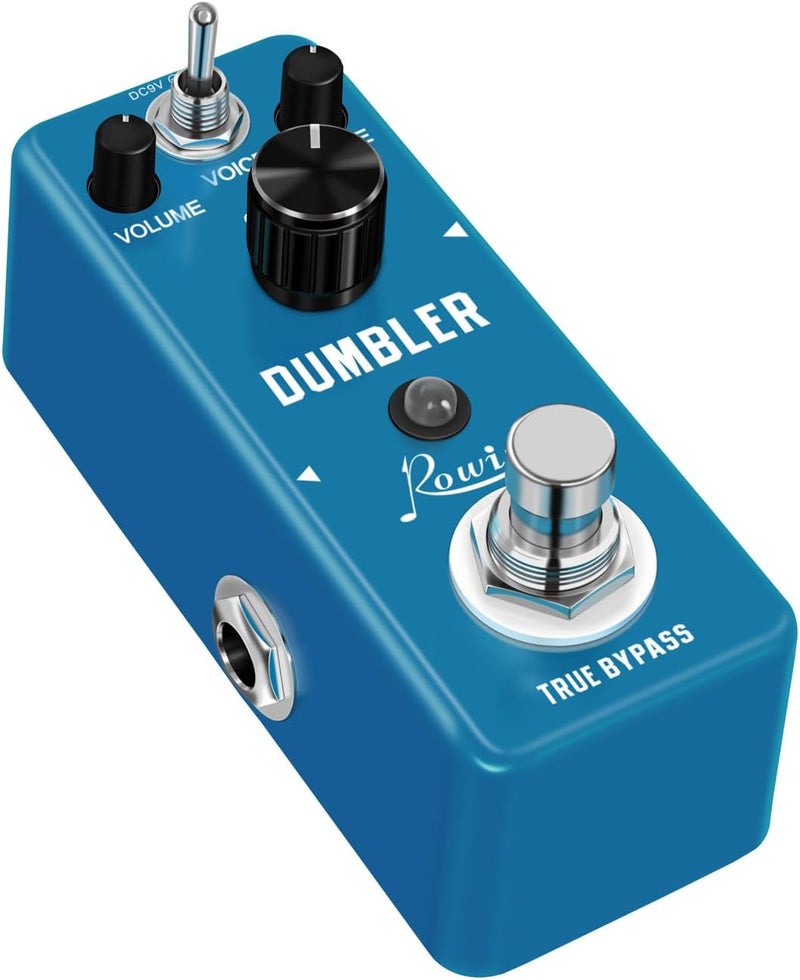 IOppWin Rowin LEF-315 Dumbler Overdrive Pedal – Mini Analog Dumble Amp Simulator with Gain, Tone, Volume & Voice Controls, Classic Overdrive Tone, True Bypass, Metal Shell – Ideal for Beginners - Image 3